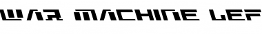 Download War Machine Leftalic Font Download War Machine Leftalic Font