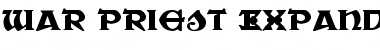 Download War Priest Expanded Font Download War Priest Expanded Font