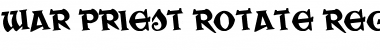 Download War Priest Rotate Font Download War Priest Rotate Font