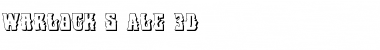 Download Warlock's Ale 3D Font Download Warlock's Ale 3D Font