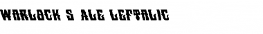 Download Warlock's Ale Leftalic Font Download Warlock's Ale Leftalic Font