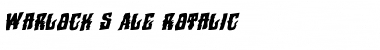 Download Warlock's Ale Rotalic Font Download Warlock's Ale Rotalic Font
