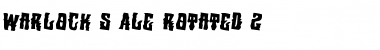 Download Warlock's Ale Rotated 2 Font Download Warlock's Ale Rotated 2 Font