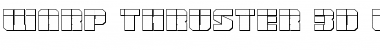 Download Warp Thruster 3D Laser Font Download Warp Thruster 3D Laser Font
