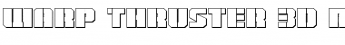 Download Warp Thruster 3D Font Download Warp Thruster 3D Font