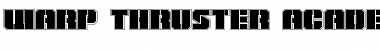 Download Warp Thruster Academy Font Download Warp Thruster Academy Font