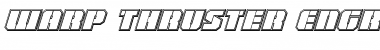 Download Warp Thruster Engraved Italic Font Download Warp Thruster Engraved Italic Font