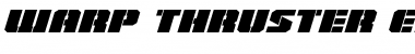 Download Warp Thruster Expanded Italic Font Download Warp Thruster Expanded Italic Font