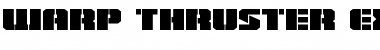 Download Warp Thruster Expanded Font Download Warp Thruster Expanded Font