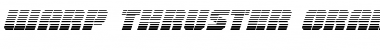 Download Warp Thruster Gradient Italic Font Download Warp Thruster Gradient Italic Font