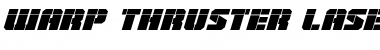 Download Warp Thruster Laser Italic Font Download Warp Thruster Laser Italic Font
