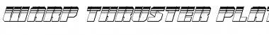 Download Warp Thruster Platinum Italic Font Download Warp Thruster Platinum Italic Font