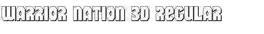 Download Warrior Nation 3D Font Download Warrior Nation 3D Font