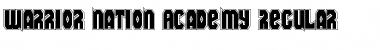 Download Warrior Nation Academy Font Download Warrior Nation Academy Font