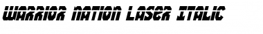 Download Warrior Nation Laser Italic Font Download Warrior Nation Laser Italic Font
