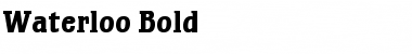 Download Waterloo-Bold Font Download Waterloo-Bold Font