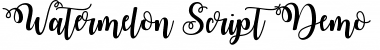 Download Watermelon Script Demo Font Download Watermelon Script Demo Font