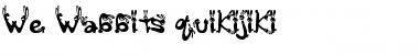 Download We_Wabbits_quikijiki Font Download We_Wabbits_quikijiki Font