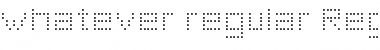 Download whatever regular Font Download whatever regular Font