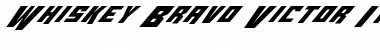 Download Whiskey Bravo Victor Italic Font Download Whiskey Bravo Victor Italic Font