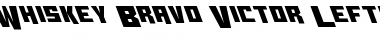 Download Whiskey Bravo Victor Leftalic Font Download Whiskey Bravo Victor Leftalic Font