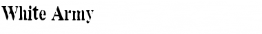 Download White Army Font Download White Army Font
