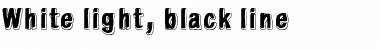 Download White light, black line Font Download White light, black line Font