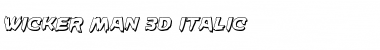 Download Wicker Man 3D Italic Font Download Wicker Man 3D Italic Font