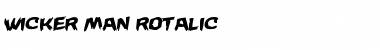 Download Wicker Man Rotalic Font Download Wicker Man Rotalic Font