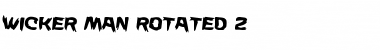 Download Wicker Man Rotated 2 Font Download Wicker Man Rotated 2 Font