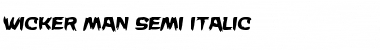 Download Wicker Man Semi-Italic Font Download Wicker Man Semi-Italic Font