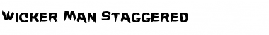 Download Wicker Man Staggered Font Download Wicker Man Staggered Font