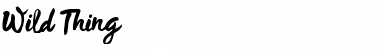 Download Wild Thing - Demo Font Download Wild Thing - Demo Font