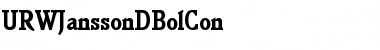 Download URWJanssonDBolCon Font Download URWJanssonDBolCon Font