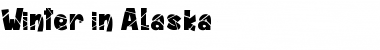 Download Winter in Alaska Font Download Winter in Alaska Font
