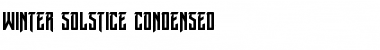 Download Winter Solstice Condensed Font Download Winter Solstice Condensed Font