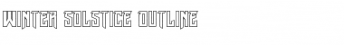 Download Winter Solstice Outline Font Download Winter Solstice Outline Font