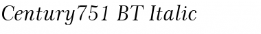Download Century751 BT Font Download Century751 BT Font