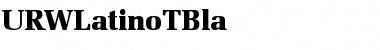 Download URWLatinoTBla Font Download URWLatinoTBla Font