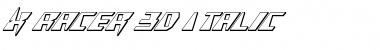 Download X-Racer 3D Italic Font Download X-Racer 3D Italic Font