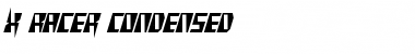 Download X-Racer Condensed Font Download X-Racer Condensed Font
