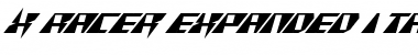 Download X-Racer Expanded Italic Font Download X-Racer Expanded Italic Font