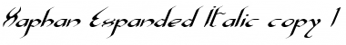 Download Xaphan Expanded Italic Font Download Xaphan Expanded Italic Font