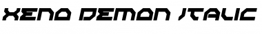 Download Xeno-Demon Italic Font Download Xeno-Demon Italic Font