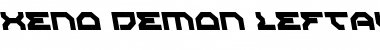 Download Xeno-Demon Leftalic Font Download Xeno-Demon Leftalic Font