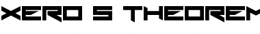 Download Xero's Theorem Font Download Xero's Theorem Font