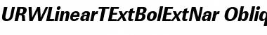 Download URWLinearTExtBolExtNar Font Download URWLinearTExtBolExtNar Font