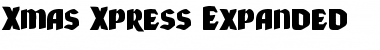 Download Xmas Xpress Expanded Font Download Xmas Xpress Expanded Font