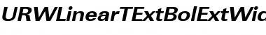 Download URWLinearTExtBolExtWid Font Download URWLinearTExtBolExtWid Font
