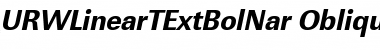 Download URWLinearTExtBolNar Font Download URWLinearTExtBolNar Font